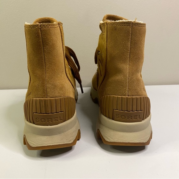 Sorel Kinetic Caribou Boot Womens Tawny suede Waterproof Insulated size 7 camel - Picture 6 of 13